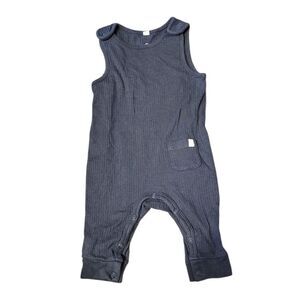 Mori Baby Navy Blue Bamboo One Piece Outfit Size 3-6 M